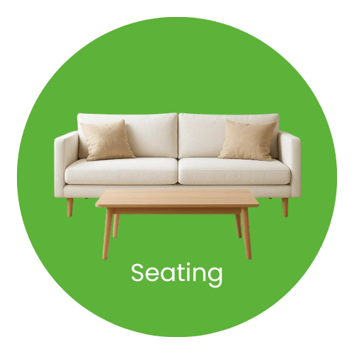 White sofa for living room
