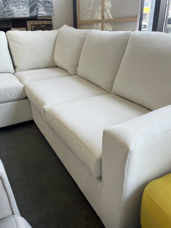 Modern White Sectional - Image 3