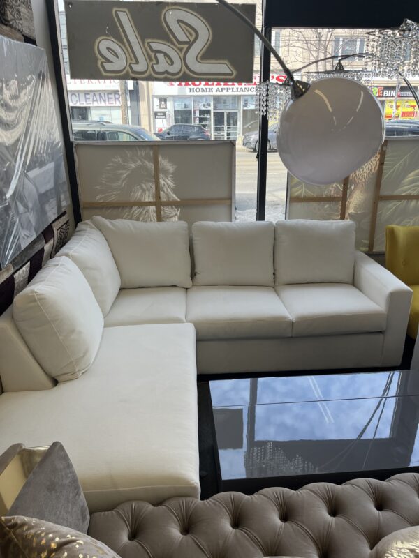Modern White Sectional - Image 4