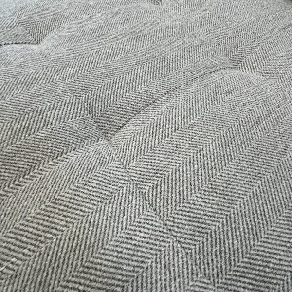 Modern Light Grey Fabric Sofa - Image 4