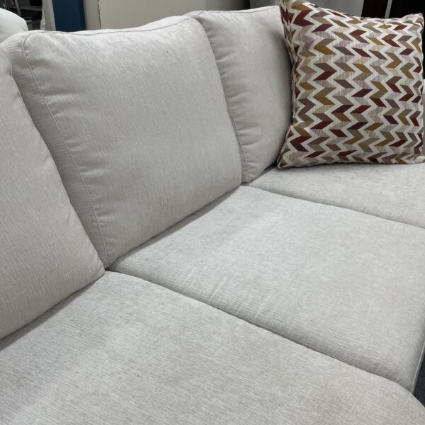 Modern Cream Curved Sofa - Image 3