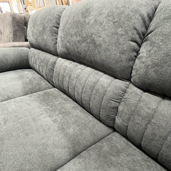 Plush Deep Seating Grey Sofa - Image 5