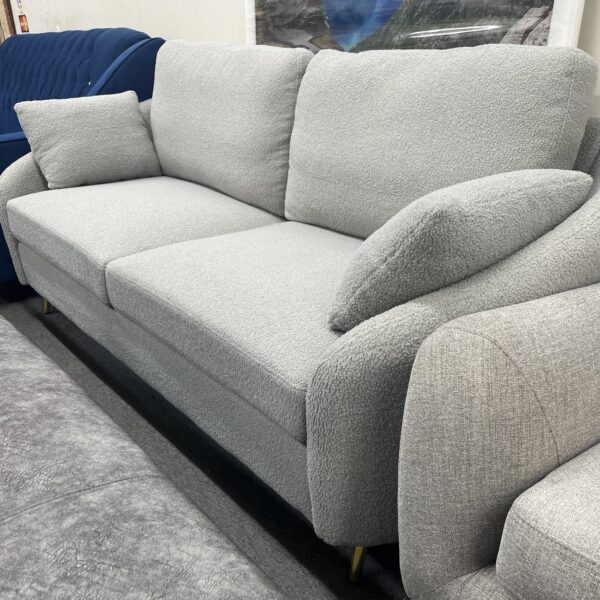Modern Light Grey Sofa - Image 5