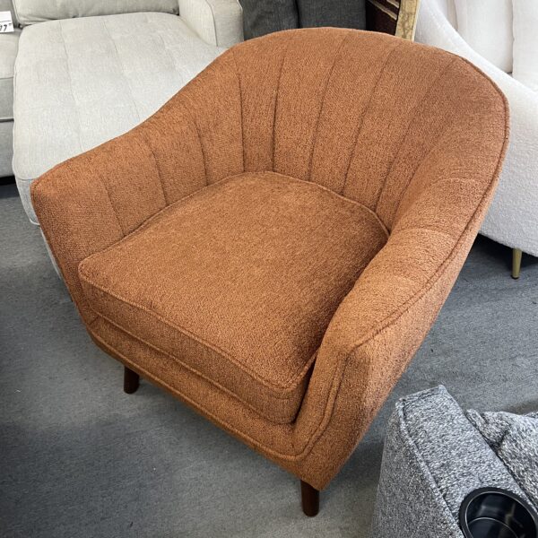 Terracotta Embrace Accent Chair - Image 4