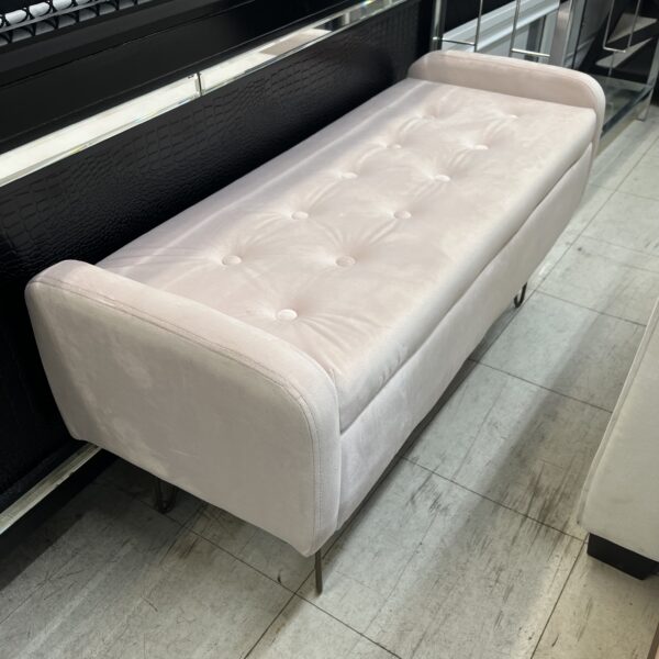 Blush Serenity Storage Ottoman - Image 2