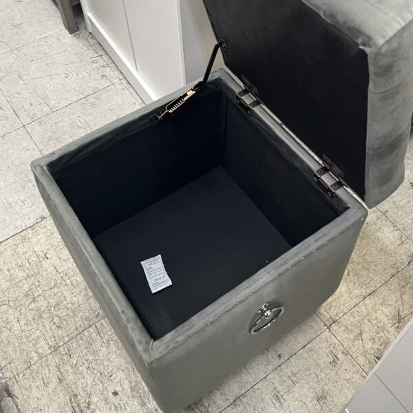Grey Mist Tufted Storage Ottoman - Image 6