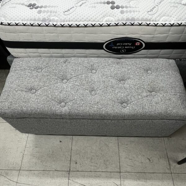 Ashen Charm Tufted Storage Ottoman - Image 6
