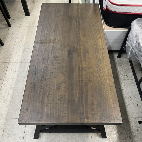 Rustic Trestle Coffee Table - Image 8
