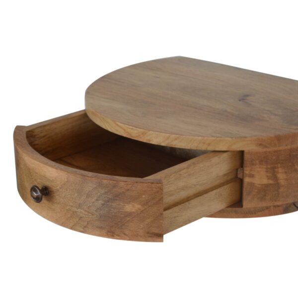 Wall Mounted Rounded Nightstand - Image 7