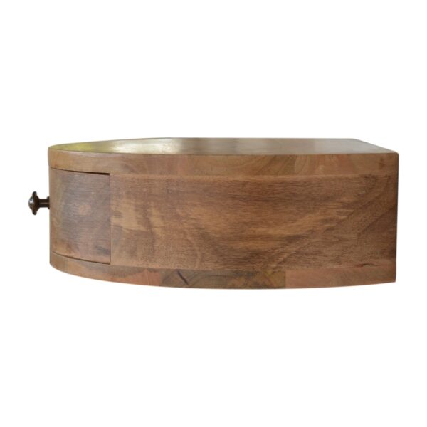 Wall Mounted Rounded Nightstand - Image 8