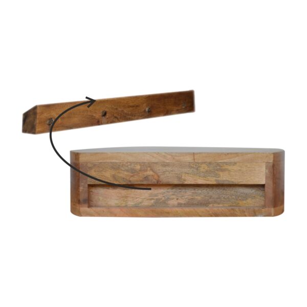 Wall Mounted Rounded Nightstand - Image 10