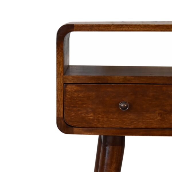 Mini Chestnut Console Table - Image 4