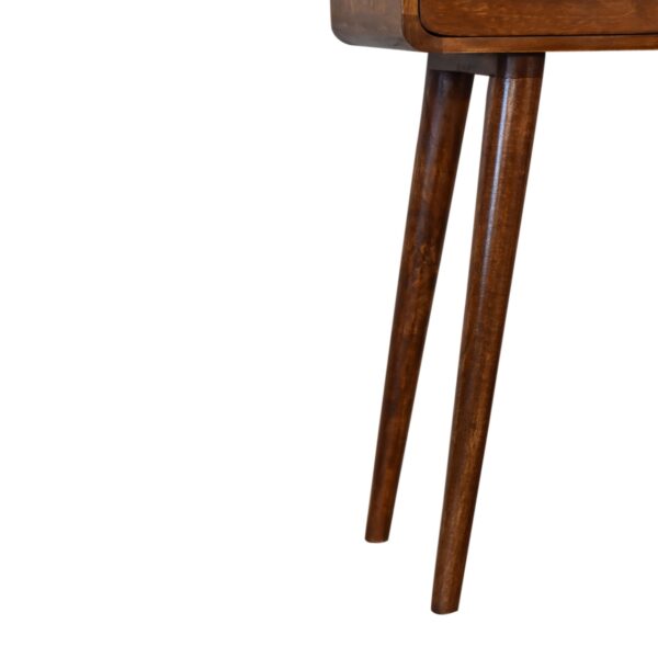 Mini Chestnut Console Table - Image 8