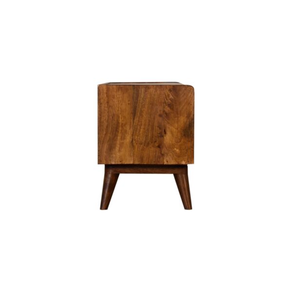 Mud Linen Nordic Storage Bench - Image 9