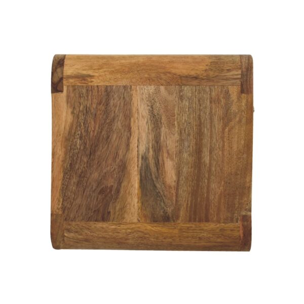 Mini Oak ish Floating Open Nightstand - Image 8