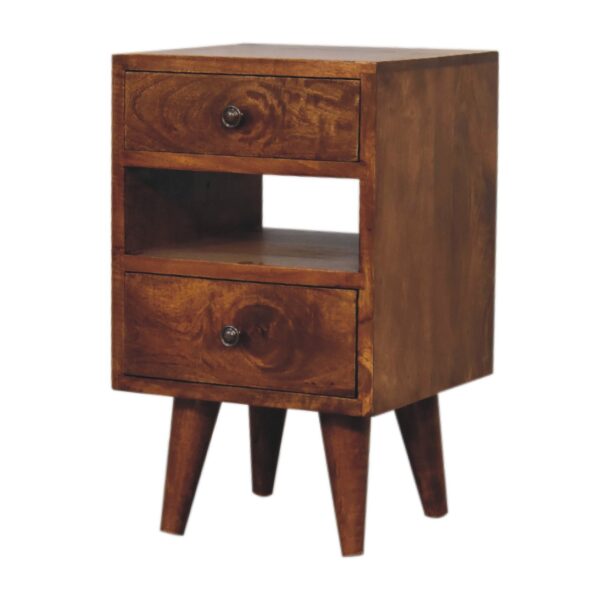Mini Classic Multi Chestnut Nightstand - Image 4