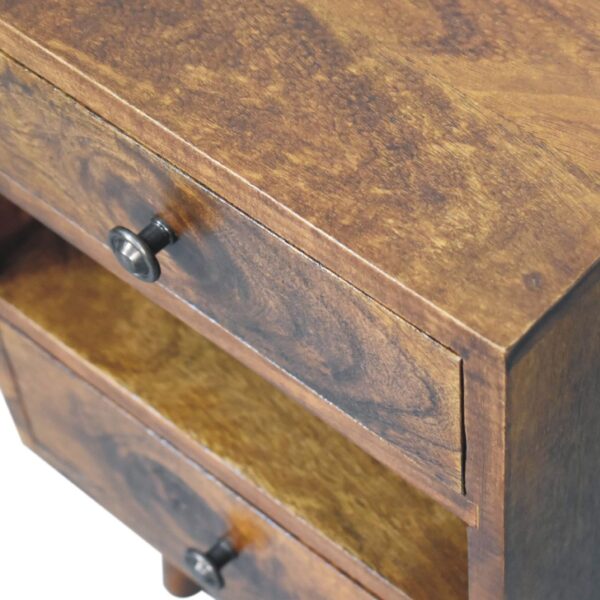 Mini Classic Multi Chestnut Nightstand - Image 6