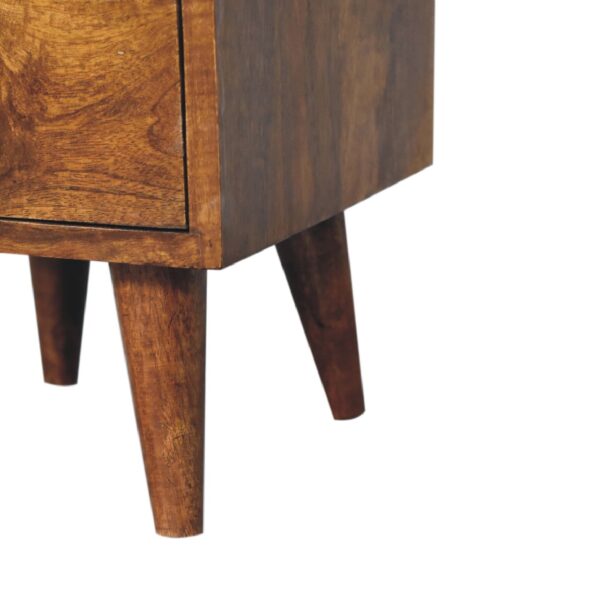 Mini Classic Multi Chestnut Nightstand - Image 8