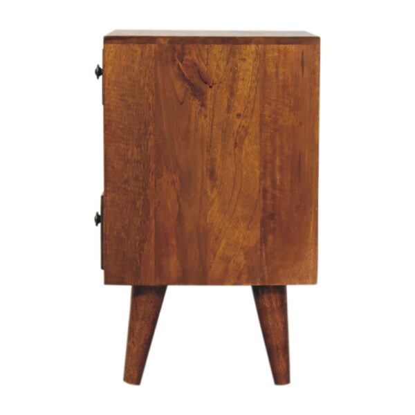 Mini Classic Multi Chestnut Nightstand - Image 9