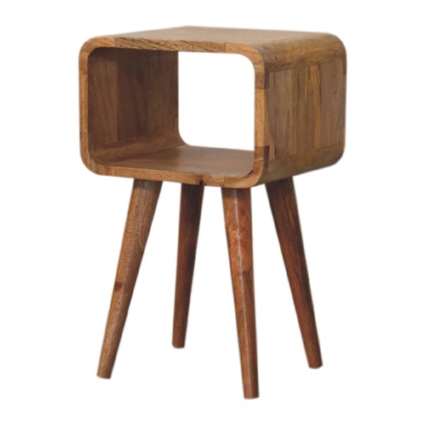 Mini Curved Open Nightstand - Image 4