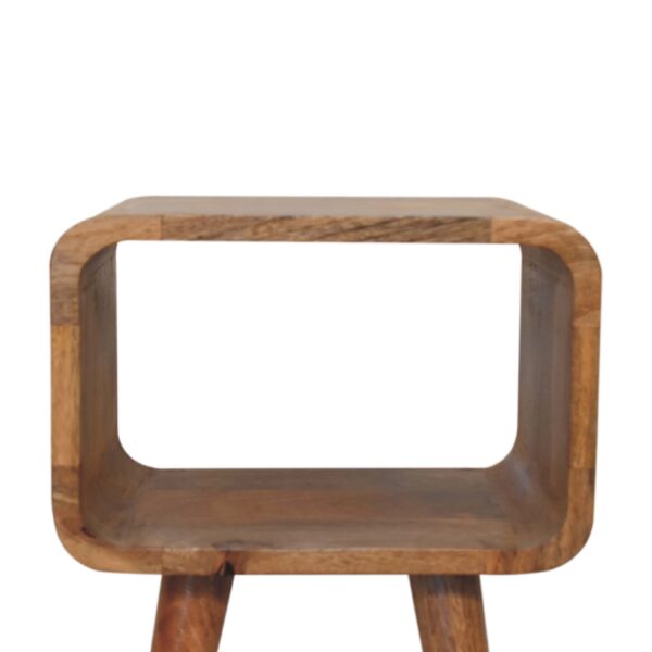 Mini Curved Open Nightstand - Image 5