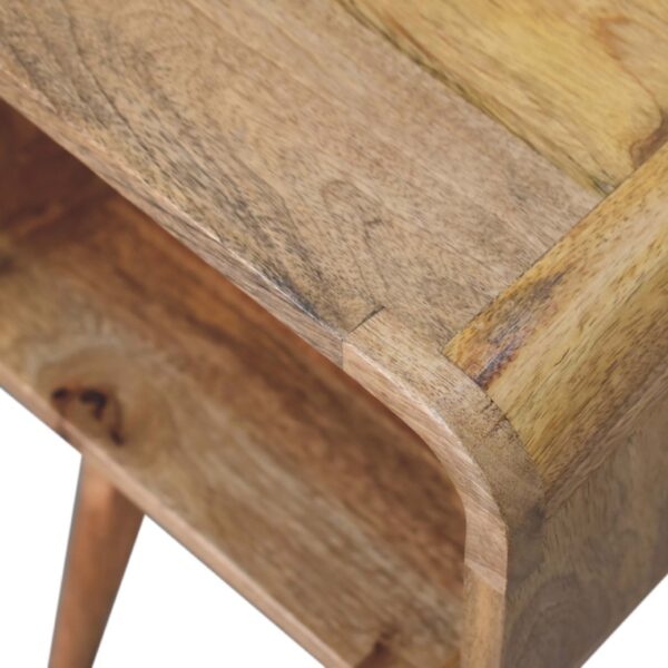 Mini Curved Open Nightstand - Image 6