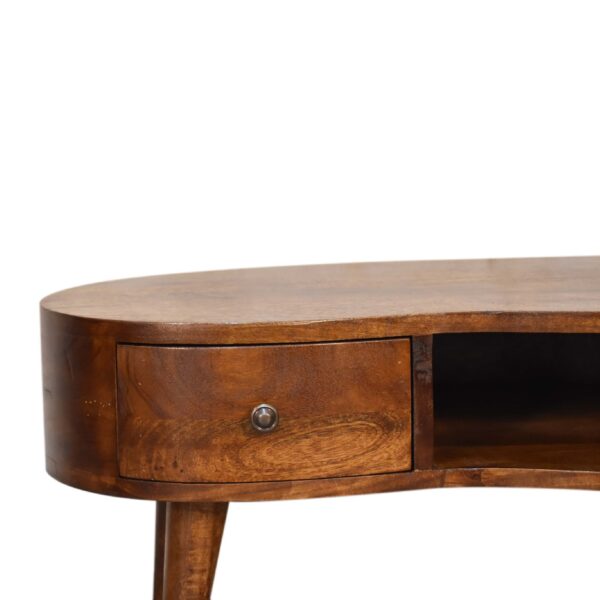 Mini Chesnut Wave Coffee Table - Image 5