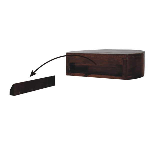 Lunar 1 Drawer Floating Nightstand - Image 8
