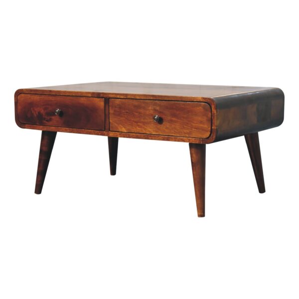 Sonata Chestnut Coffee Table - Image 3