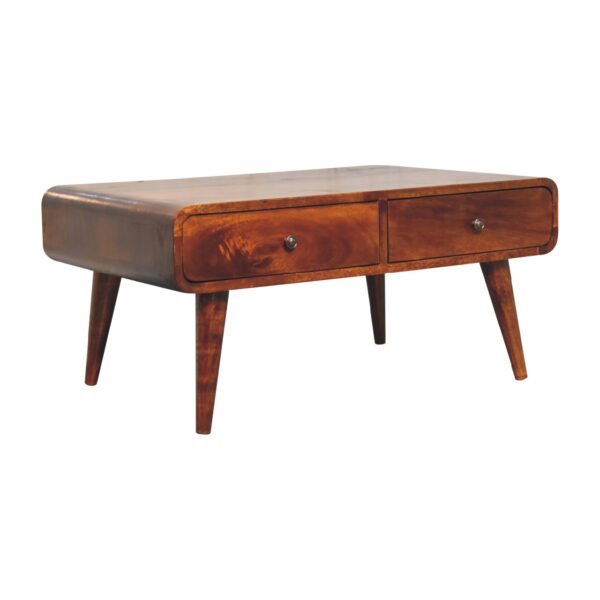 Sonata Chestnut Coffee Table - Image 4