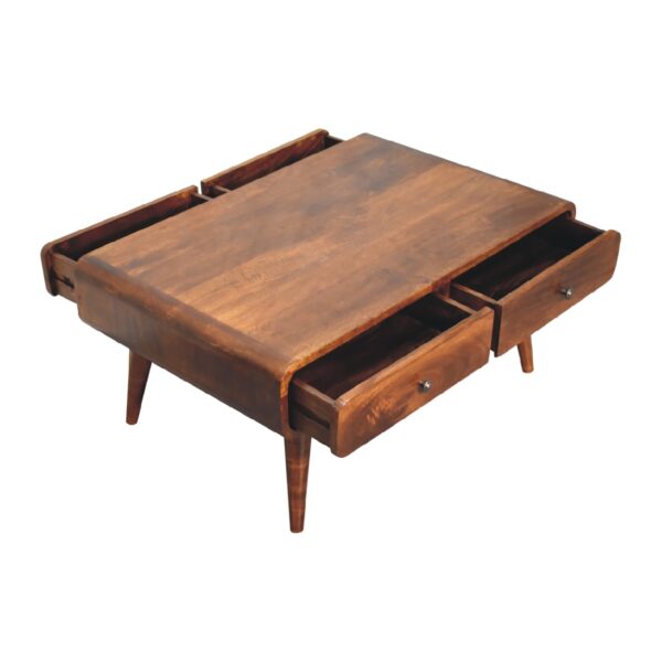 Sonata Chestnut Coffee Table - Image 9