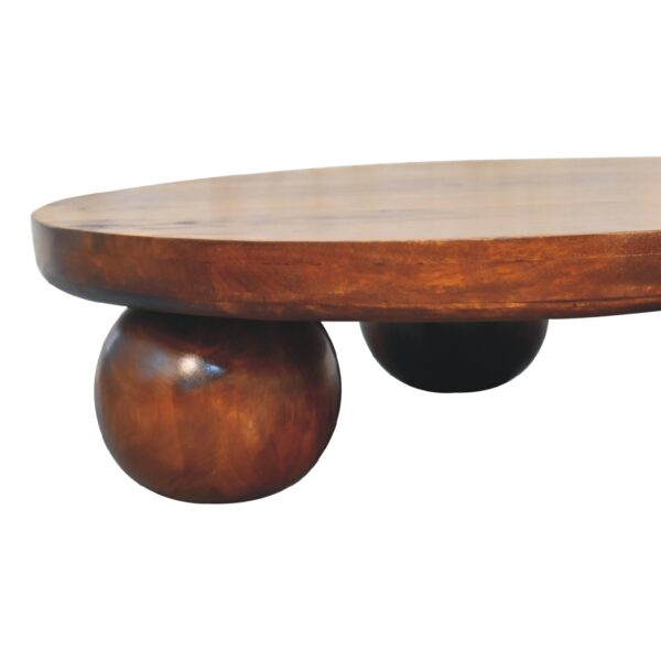 Chestnut Central Ball Table - Image 6