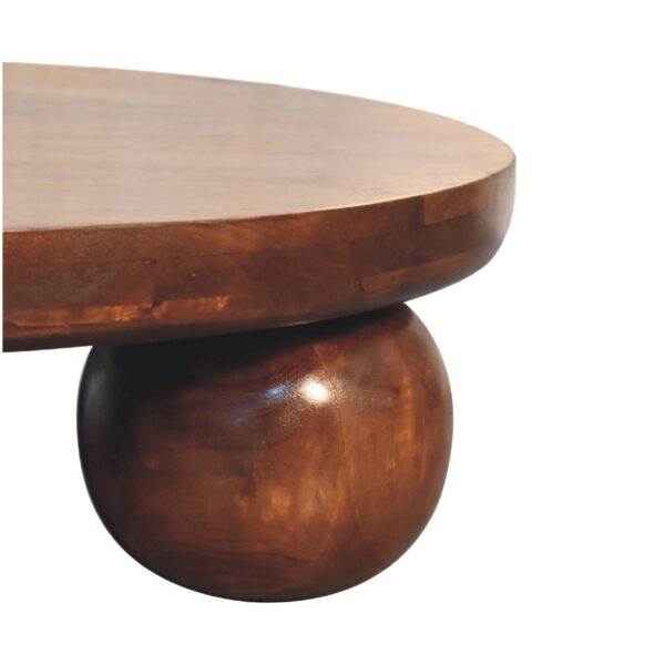 Chestnut Central Ball Table - Image 8