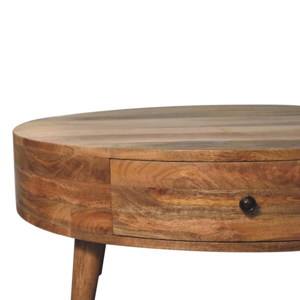 Odyssey Oak ish Round Coffee Table - Image 5
