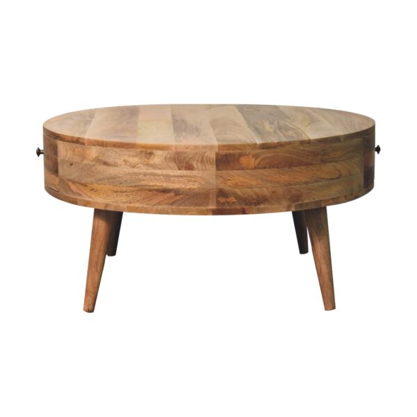 Odyssey Oak ish Round Coffee Table - Image 9