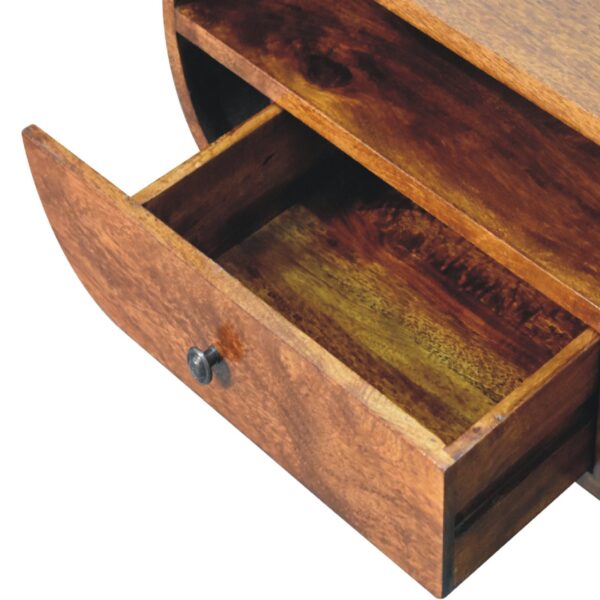 Chestnut Circular TV Stand - Image 9