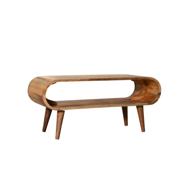 Amaya Nordic Style Oak ish Coffee Table - Image 3