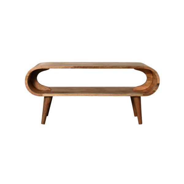Amaya Nordic Style Oak ish Coffee Table - Image 9