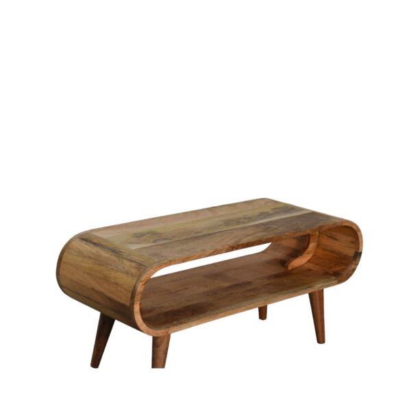 Amaya Nordic Style Oak ish Coffee Table - Image 8