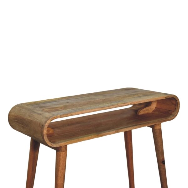 Amaya Chestnut Nordic Style Console Table - Image 5