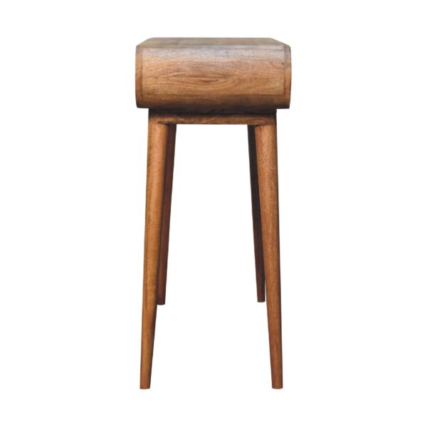 Amaya Chestnut Nordic Style Console Table - Image 8