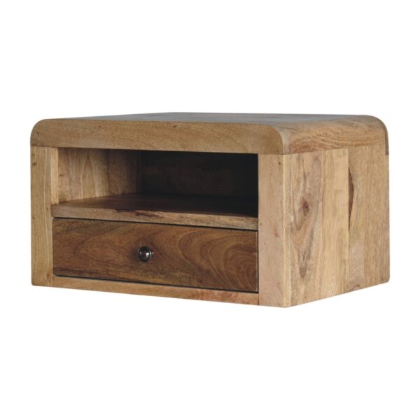 Chunky Oak ish Floating Bedside - Image 3