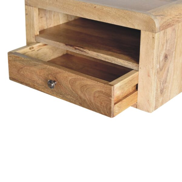 Chunky Oak ish Floating Bedside - Image 8