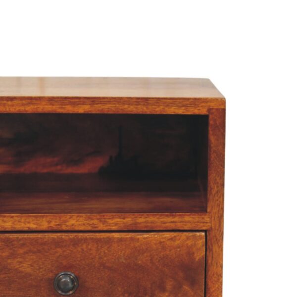 Solis Drawer Chestnut Wall Mounted Nightstand - Image 5