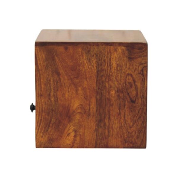 Solis Drawer Chestnut Wall Mounted Nightstand - Image 9