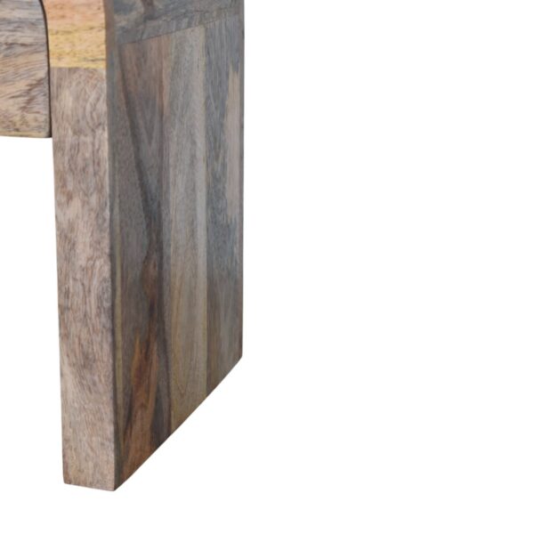 Mini Darcy Oak ish Nightstand with Curved Edges - Image 8