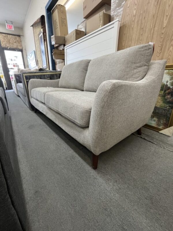 Modern Light Grey Fabric Sofa