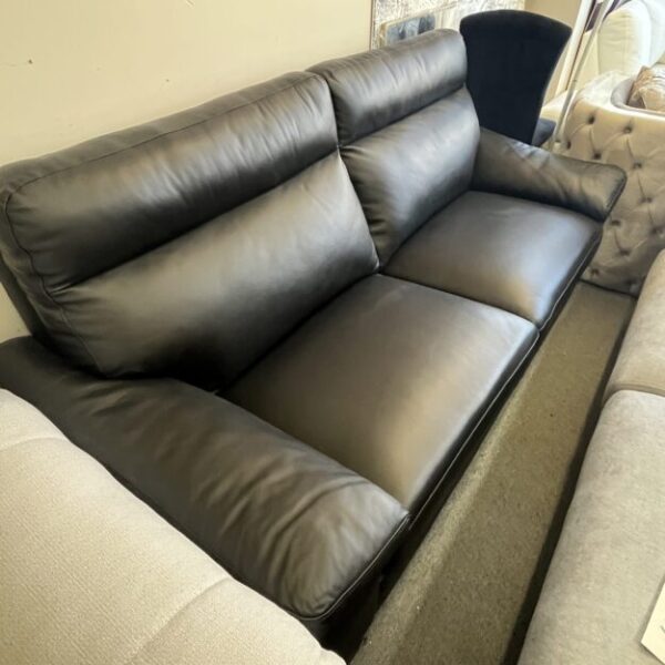 Leather Black Sofa