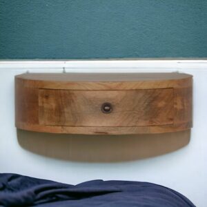 Wall Mounted Rounded Nightstand