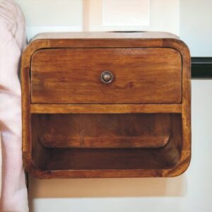 Mini Curve Floating Nightstand